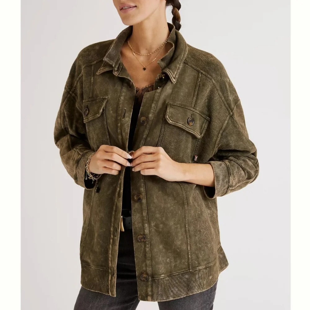Anthropologie Pilcro Shirt Jacket - Picture 1 of 11